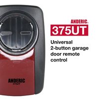 Anderic 375UT Universal 2-Button for LiftMaster Chamberlain Genie Craftsman Linear Wayne Dalton Garage Door Opener Remote Control