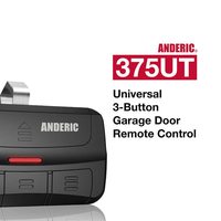 Anderic 375UT Universal 3-Button for LiftMaster Chamberlain Genie Craftsman Linear Wayne Dalton Garage Door Opener Remote Control