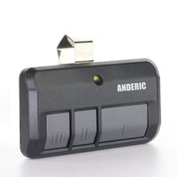 Anderic 893LM Three Button for Chamberlain Liftmaster Craftsman for Yellow Learn Button Garage Door Opener Remote Control