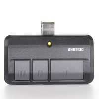 Anderic 893LM Three Button for Chamberlain Liftmaster Craftsman for Yellow Learn Button Garage Door Opener Remote Control