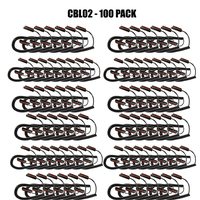 Anderic Universal Remote Control Security Cable-100 Pack Security Cables