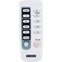 Anderic ARC755 Air Conditioner Remote Controls