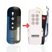 Anderic K6266-A1 IN2TX52 Ceiling Fan Remote Control Kits
