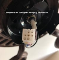 Anderic Molex to Amp Adapter Ceiling Fan Cable