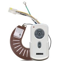 Anderic RH786R/RR787T DC 6-Speed for Casablanca Ceiling Fan Remote Control Kit