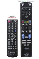 Anderic RRMCGA409AWSA for Sharp Audio Remote Control