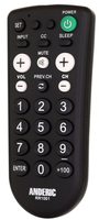 ANDERIC RR1001 Pre-programed for LG 1-Device Universal Remote Controls
