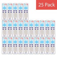 Anderic RR1003 Outdoor Waterproof Easy Wipe Smart TV-25 Pack 1-Device Universal Remote Controls