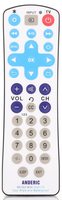 ANDERIC RR1003 Waterproof Easy Wipe Smart TV 1-Device Universal Remote Control