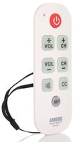 Anderic RR1004 Simple Big Button TV 1-Device Universal Remote Control