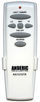 ANDERIC RR7078TR Reverse Ceiling Fan Remote Controls