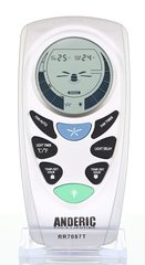View Anderic RR7087T Replacement Thermostatic Ceiling Fan Remote Control with Fan Timer Key | CHQ7087T 360° photo gallery