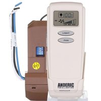 Anderic RR7099T-UC7067FCRX-KIT Universal 3 Speed with LCD Ceiling Fan Remote Control Kit