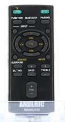 View Anderic RRANU192 Replacement Remote Control for Sony Sound Bar | RM-ANU192, RM-ANU160, RMT-AH101U, RM-ANU191, RM-ANU159 360° photo gallery