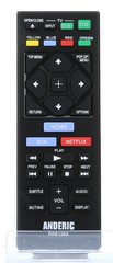View Anderic RRB126A Replacement Blu-ray Disc Player Remote Control for Sony RMT-B126A and Similar Models 360° photo gallery