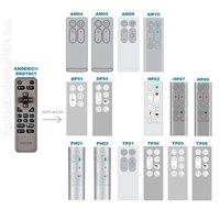 Anderic RRDYS01 for Dyson AM04 AM05 AM06 AM10 BP01 DP04 HP02 HP07 HP09 PH01 PH02 TP01 TP04 Upright Fan Remote Control