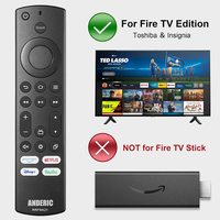 Anderic RRFNA21 for Insignia and Toshiba Fire IR TV Remote Control