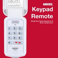 Anderic GK-R Keypad Compatible with Genie Intellicode Garage Door Opener Remote Control