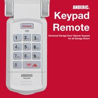 Anderic GUK-R Universal Keypad Compatible with LiftMaster Chamberlain Genie Craftsman and More Garage Door Opener Remote Control