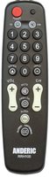 Anderic RRH100 Hospitality TV 1-Device Universal Remote Control