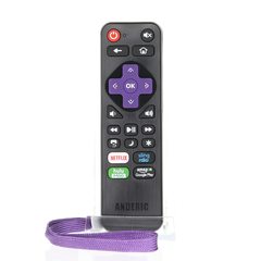 View Anderic RRLC16.2 Universal Remote control with Learning for Sharp Roku-Enabled TVs | LC-RCRUS-16 360° photo gallery