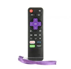 View Anderic RRLC18 Replacement TV Remote Control for Sharp, Hisense, Proscan Roku-Enabled TV's | No programming | No Voice Function 360° photo gallery