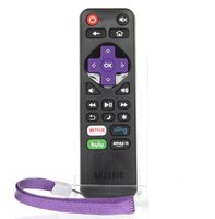 Anderic RRLF16 Replacement RC280 RCAFIR RCALIR for Roku TV Remote Control