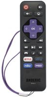 Anderic RRNS16 for 2015/2016 Insignia/Element Roku Enhanced TV Remote Control