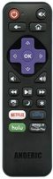 ANDERIC RRST01.2 for Roku Streaming Players and TVs with Netflix/Sling/Hulu/Amazon 1-Device Universal Remote Control