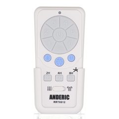 View Anderic RRTX012 Replacement Ceiling Fan Remote Control for Harbor Breeze A25-TX012, A25-TX025 360° photo gallery