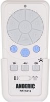 Anderic RRTX012 for Harbor Breeze A25-TX012 A25-TX025 Ceiling Fan Remote Control