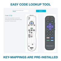 Anderic RRU401.7 with Macro and Learning 4-Device Universal Remote Control