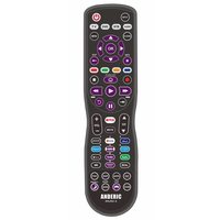 Anderic RRUR01.7 4-Device Universal Remote Control for Roku Streaming Players & Roku TV's | Backlighting, Learning, and Macro