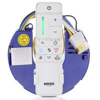 Anderic UC786N37-RR7225T For FANIMATION SLINGER v2-KIT-White Ceiling Fan Remote Control Kits