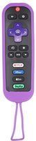 ANDERIC Purple Rubber Sleeve for TCL Roku Remote Protective Case