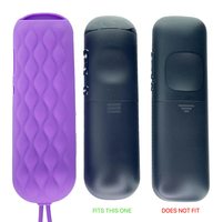 Anderic Purple Rubber Sleeve for TCL Roku Remote Remote Control Protective Case