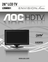 AOC L26W861 TV Operating Manual