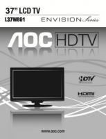 AOC L37W861 TV Operating Manual