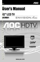 AOC L42H861 TV Operating Manual