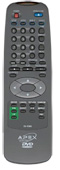 Apex AD800RM DVD Remote Control