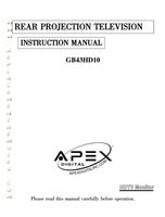 Apex GB43HD10OM TV Operating Manual