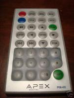 Apex PRM400 DVD Remote Control