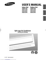 Samsung AQB12JJWC/KCV Air Conditioner Unit Operating Manual