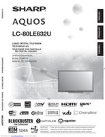 Sharp LC80LE632U TV Operating Manual