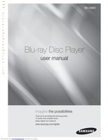 Samsung BDC6900 Blu-Ray DVD Player Operating Manual