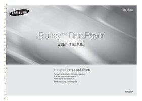Samsung BDE5300 DVD Player Operating Manual