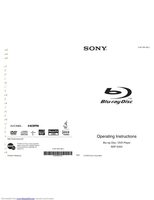 Sony BDP-S350 - Blu-ray Disc Player Blu-Ray DVD Player Operating Manual