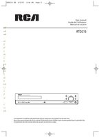 RCA RTD215RV Home Theater System Operating Manual