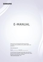 Samsung QN65QN90BAFXZA TV Operating Manual