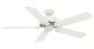 Casablanca 55068 Panama 5 Blade 54 Inch Fresh White Ceiling Fan